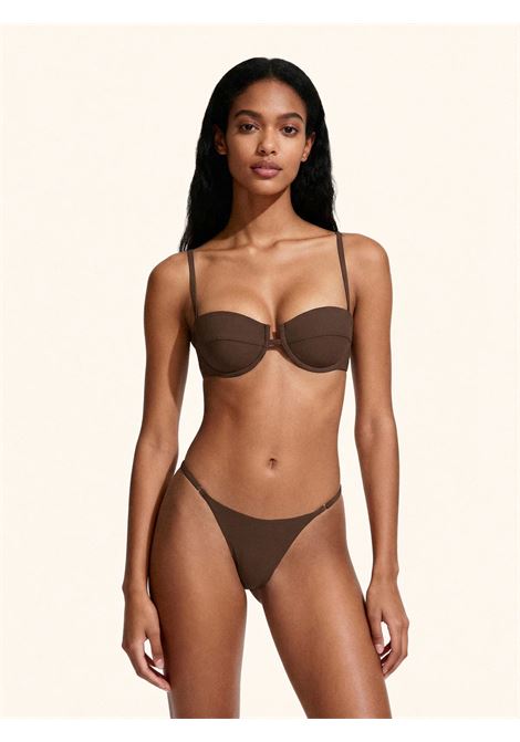 Bikini Donna Me Fui Reggiseno con Ferretto e Slip Regolabile Marrone MEFUI | MF26-SW1916BN