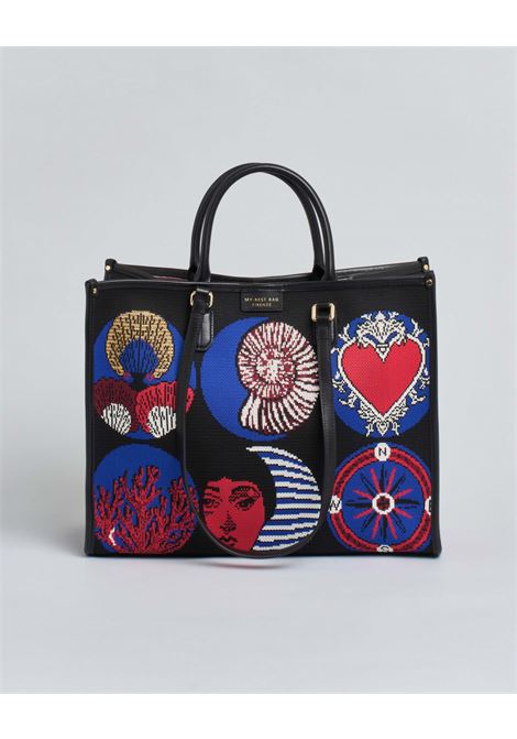 Borsa Atena Sea grande My Best Bag nero