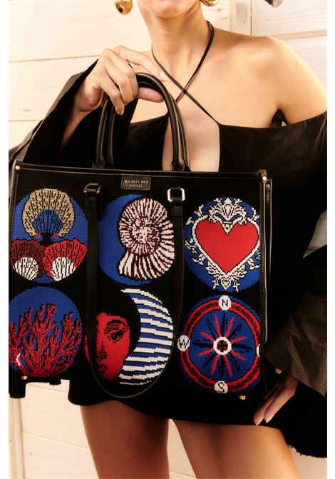 Borsa Atena Sea grande My Best Bag nero MY BEST BAG | MBY-2016SUBMARINE
