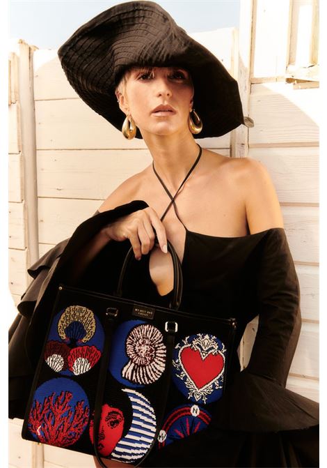 Borsa Atena Sea grande My Best Bag nero MY BEST BAG | MBY-2016SUBMARINE