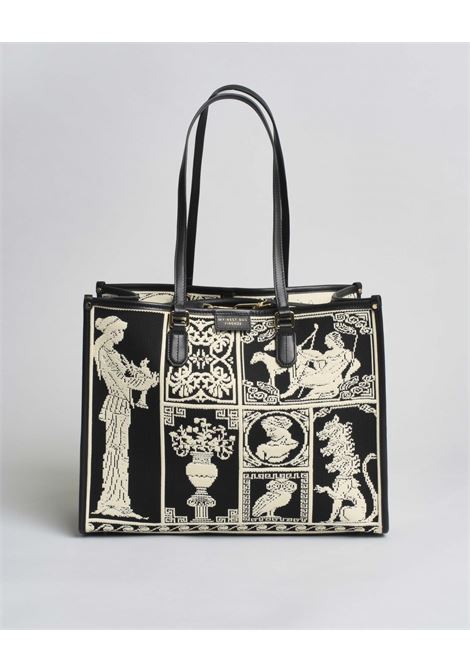 Borsa Atena Agorà grande My Best Bag nero MY BEST BAG | MYB-2013BLACK WHITE