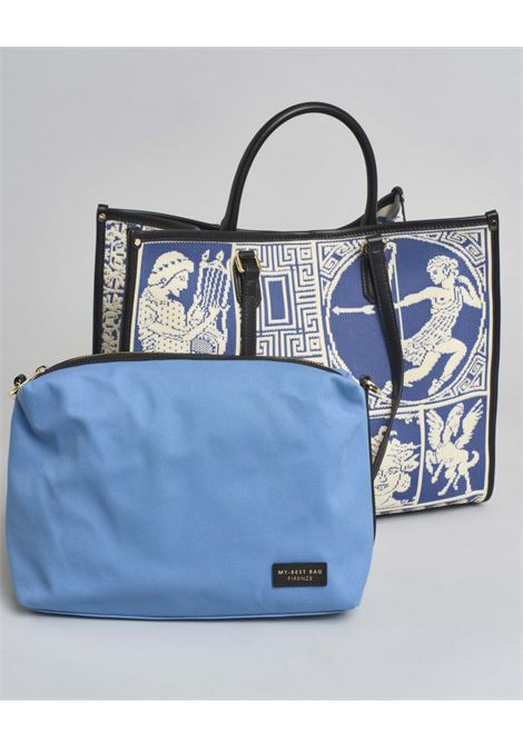 Borsa Atena Agorà grande My Best Bag azzurro MY BEST BAG | MYB-2013JASPER