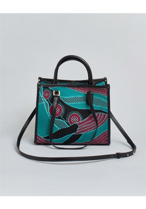 Borsa Atena Biosfera Media My Best Bag verde acqua MY BEST BAG | MYB-2020WHALES