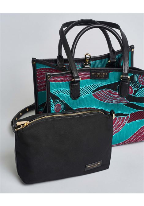 Borsa Atena Biosfera Media My Best Bag verde acqua MY BEST BAG | MYB-2020WHALES