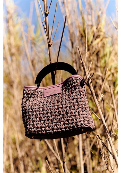 borsa in rafia ingrid tabru mini MY BEST BAG | MYB-2042PEONIA