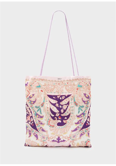 BORSA ANNA BANDANA STAMPA FLOREALE NALì | BOBS0003ROSA
