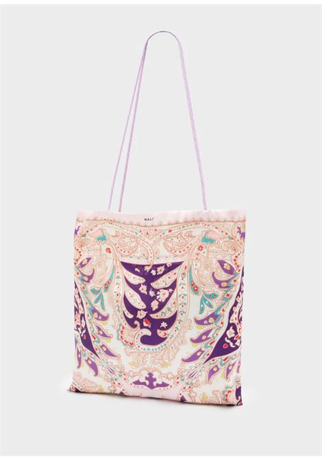 BORSA ANNA BANDANA STAMPA FLOREALE NALì | BOBS0003ROSA