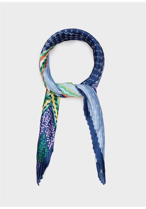 foulard liam geometrica NALì | BOSC0184BLU VERDE