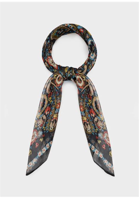 foulard fantasia NALì | BOSC0191NERO MIX