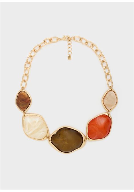 meredith girocollo NALì | DUCL0090MARRONE ARANCIO