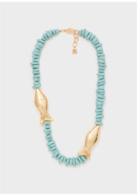 COLLANA GIROCOLLO ELEMENTI PESCE TURCHESE NALì | DUCL0095TURCHESE