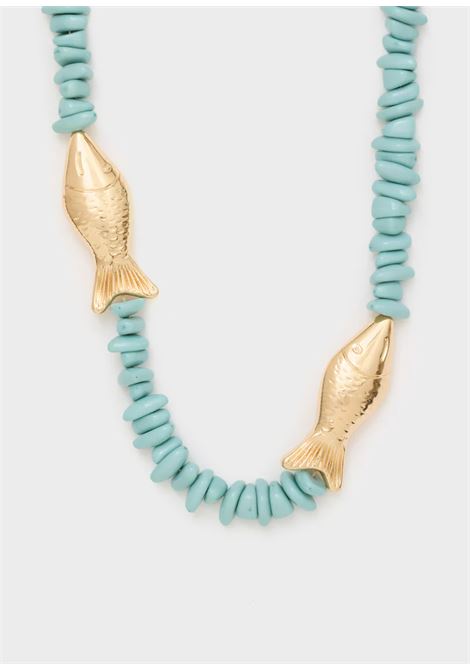 COLLANA GIROCOLLO ELEMENTI PESCE TURCHESE NALì | DUCL0095TURCHESE