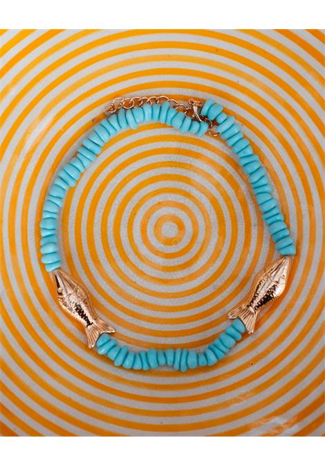 COLLANA GIROCOLLO ELEMENTI PESCE TURCHESE NALì | DUCL0095TURCHESE