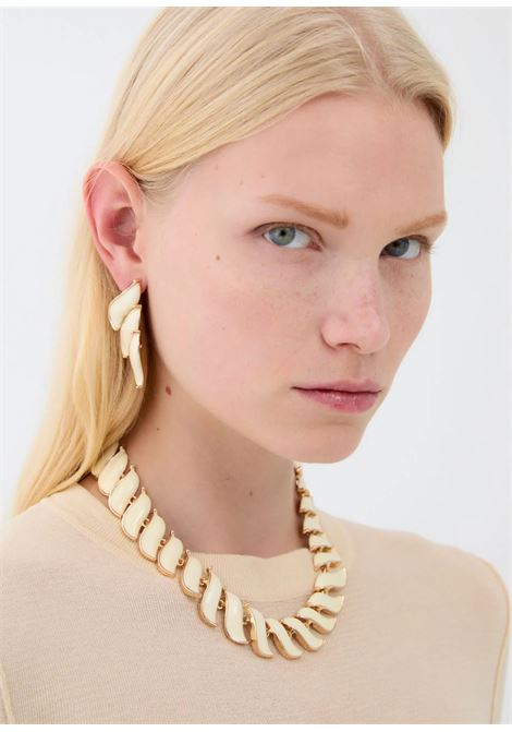 collana girocollo smaltata NALì | EMCL1130ORO BIANCO