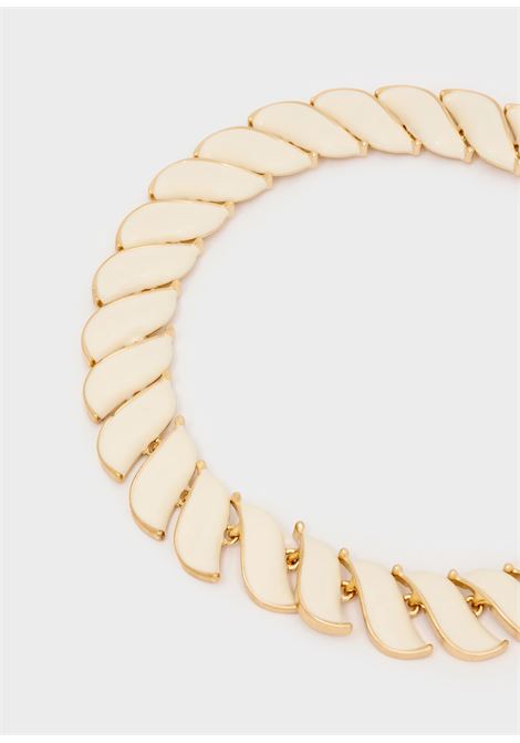 collana girocollo smaltata NALì | EMCL1130ORO BIANCO