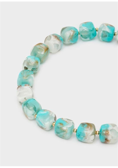 COLLANA CRI IN RESINA NALì | EMCL1225TURCHESE