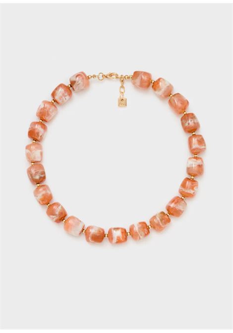 COLLANA CRI IN RESINA NALì | EMCL1226ARANCIO