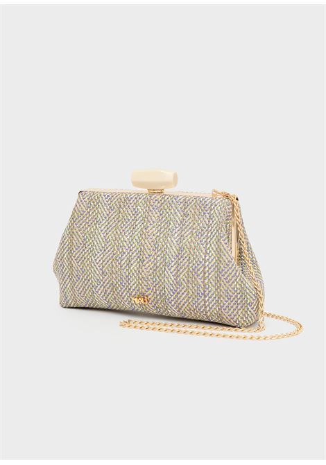 clutch juliain tessuto NALì | GMPC0047VIOLA