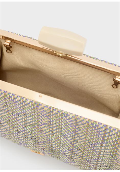 clutch juliain tessuto NALì | GMPC0047VIOLA