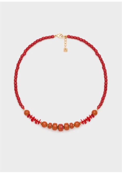 COLLANA MELODY CON PERLINE NALì | KACL0030CORALLO