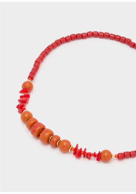 COLLANA MELODY CON PERLINE NALì | KACL0030CORALLO