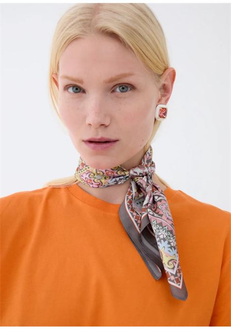 foulard floreale NALì | KESC0006GRIGIO