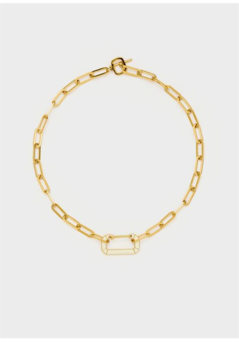 collana rosalie chain NALì | LNCL0174ORO BIANCO