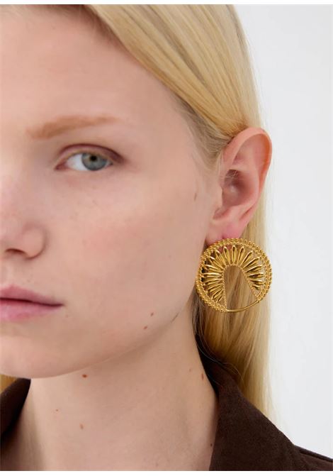 ORECCHINI LOBO CERCHIO ACC. INOS. ORO NALì | LNOR0130ORO