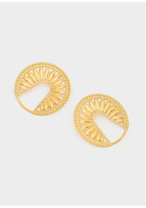 ORECCHINI LOBO CERCHIO ACC. INOS. ORO NALì | LNOR0130ORO