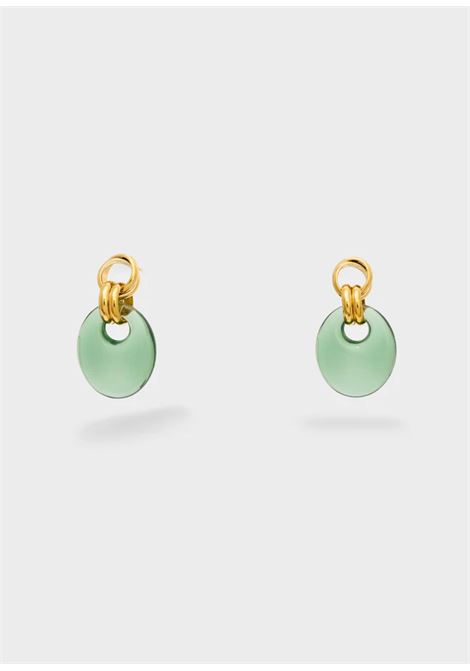 ORECCHINI NADIA OVALI IN RESINA NALì | LNOR0136VERDE