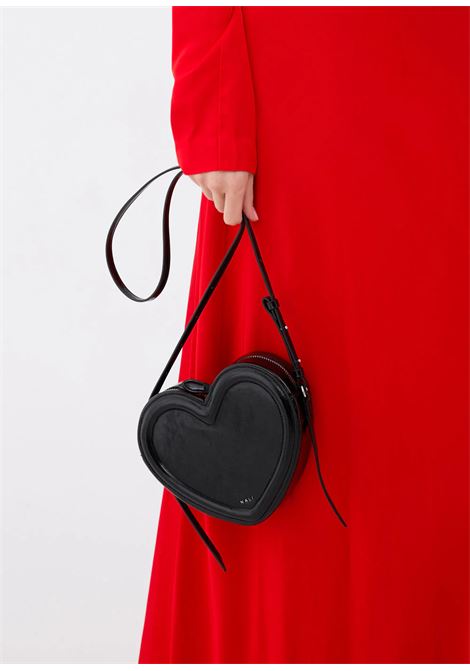 BORSA HEART RIGIDA CON TRACOLLA NALì | LYBS0005NERO