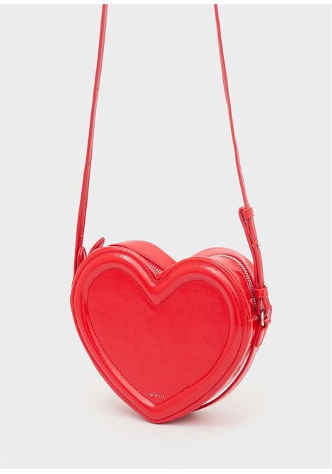 BORSA HEART RIGIDA CON TRACOLLA NALì | LYBS0006ROSSO
