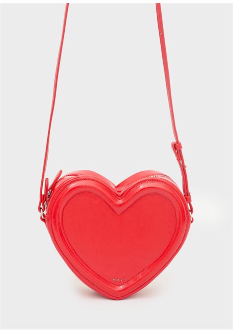 BORSA HEART RIGIDA CON TRACOLLA NALì | LYBS0006ROSSO