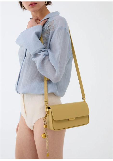 BORSA BRISTOL A SPALLA CON CIONDOLO NALì | MHBS0057GIALLO