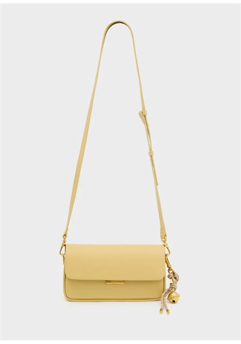 BORSA BRISTOL A SPALLA CON CIONDOLO NALì | MHBS0057GIALLO