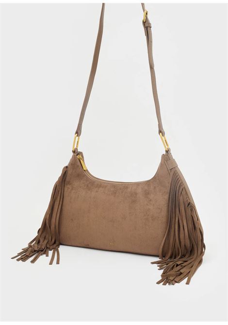 BORSA DALLAS A SPALLA CON FRANGE NALì | MHBS0074NOCCIOLA