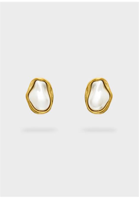 sinuosi con perla NALì | PWOR0002ORO