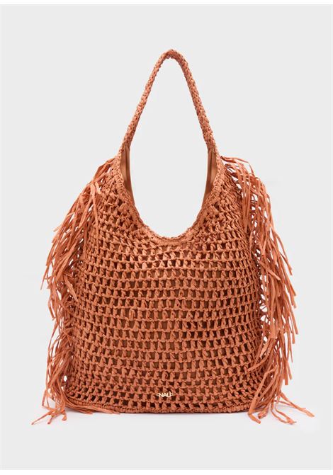 BORSA ANTIGUA A SPALLA CON FRANGE NALì | QIBS0219ARANCIO
