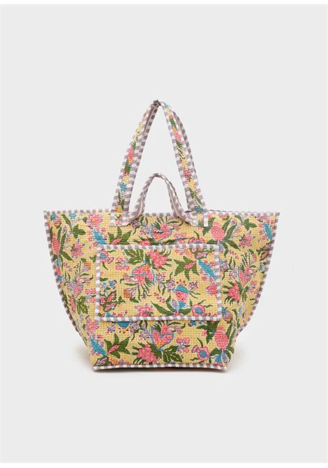 BORSA OPORTO BIG A SPALLA NALì | RJBS0038ROSA GIALLO