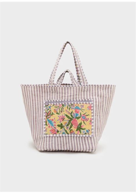 BORSA OPORTO BIG A SPALLA NALì | RJBS0038ROSA GIALLO