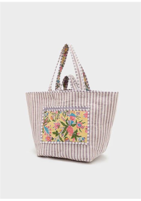 BORSA OPORTO BIG A SPALLA NALì | RJBS0038ROSA GIALLO