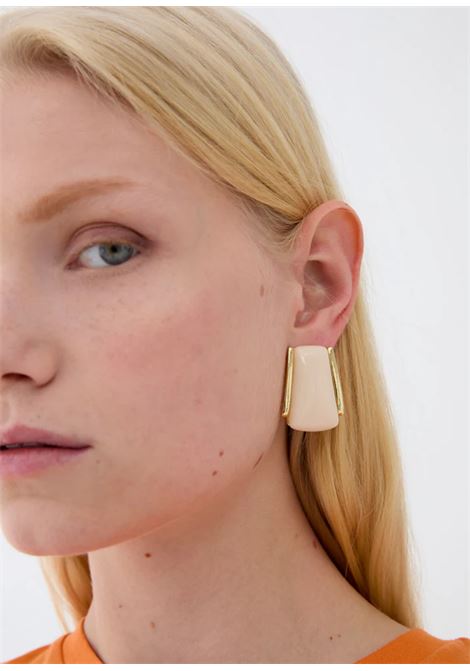 ORECCHINI AURA CON CLIP NALì | VSOR0005ORO BEIGE