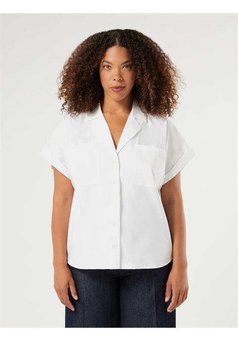 Camicia in cotone e nylon PERSONA by M.Rinaldi | PMRARGENTO004