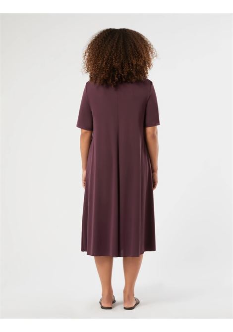 Abito lungo in jersey con drappeggio PERSONA by M.Rinaldi | PMRSTAFFA001