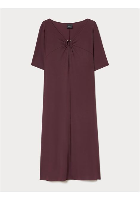 Abito lungo in jersey con drappeggio PERSONA by M.Rinaldi | PMRSTAFFA001