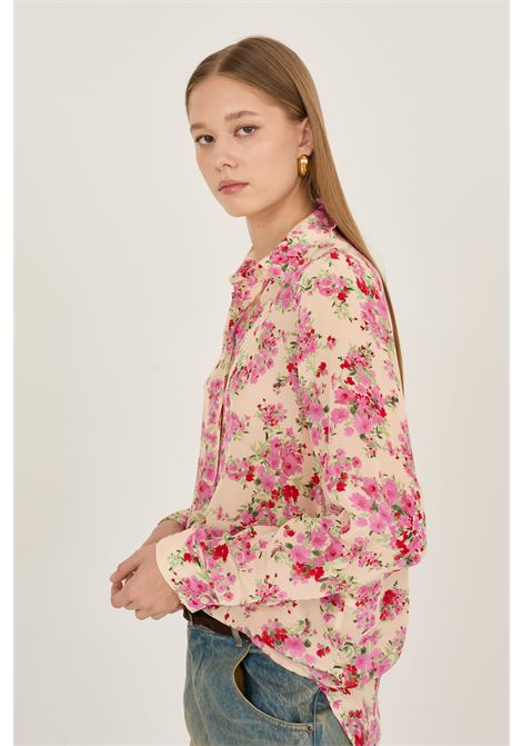 Camicia a fantasia floreale in viscosa SOUVENIR | D39N1337FIORI