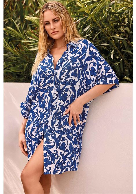 camicia abito VACANZE ITALIANE | VI26-107BLU