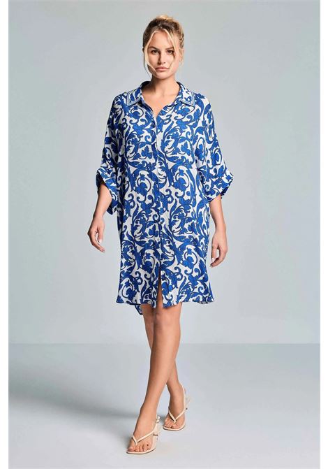 camicia abito VACANZE ITALIANE | VI26-107BLU