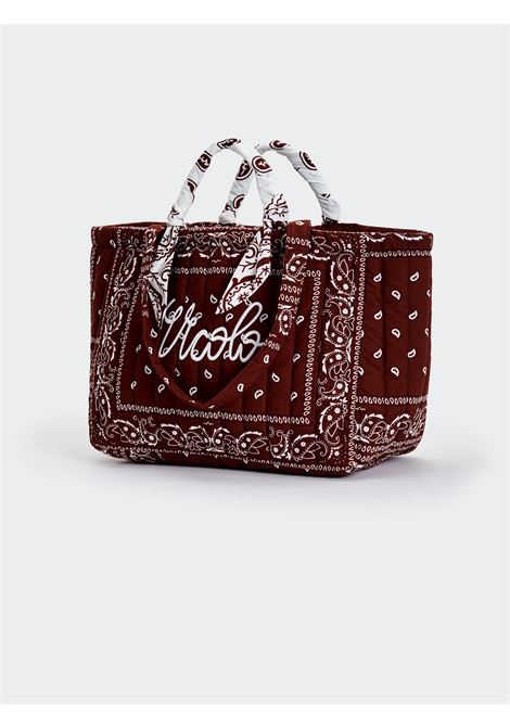 ibiza quilted cotton bandana VICOLO | AB0009MORO BURRO