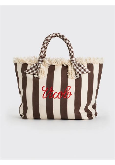 ibiza big stripe canvas VICOLO | AB0010MORO BURRO